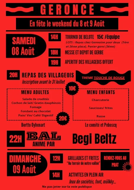 Géronce en fête