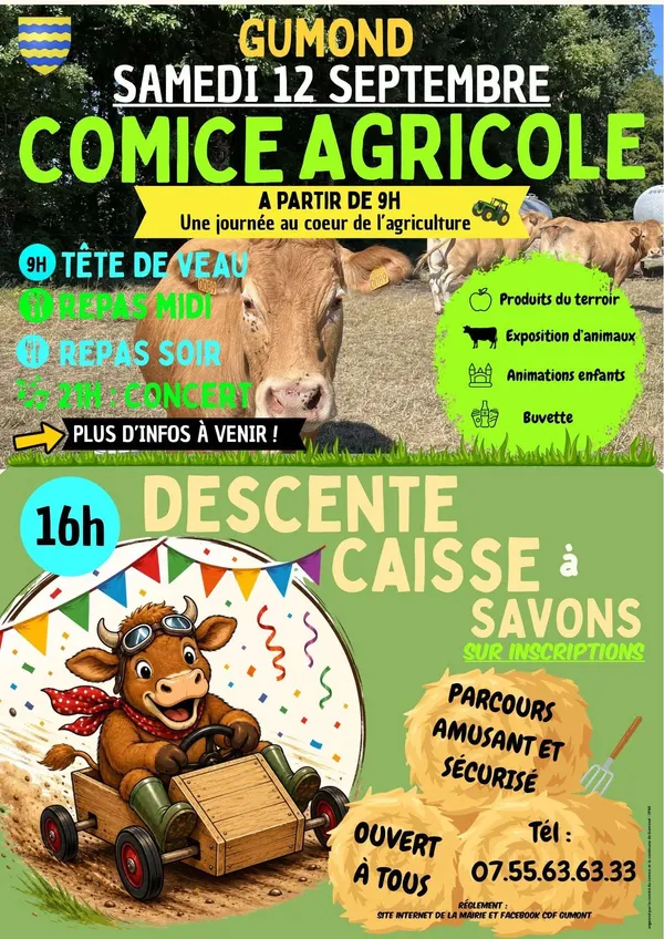 Comice agricole et Descente caisse à savons
