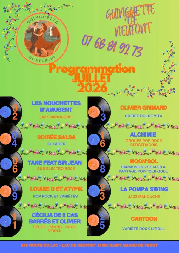 Concert Moon sol - la guinguette de Neufont