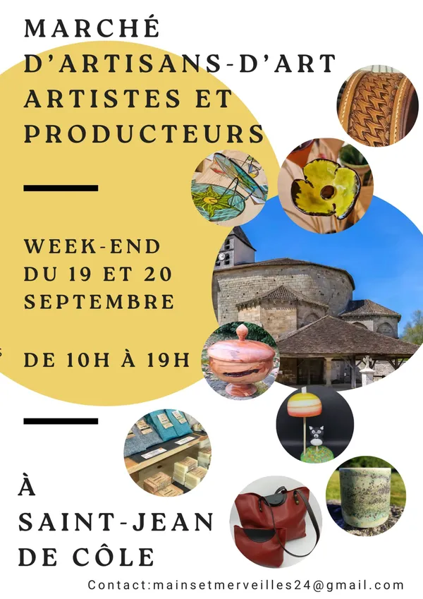 Marché d'artisans d'art, artistes et producteurs