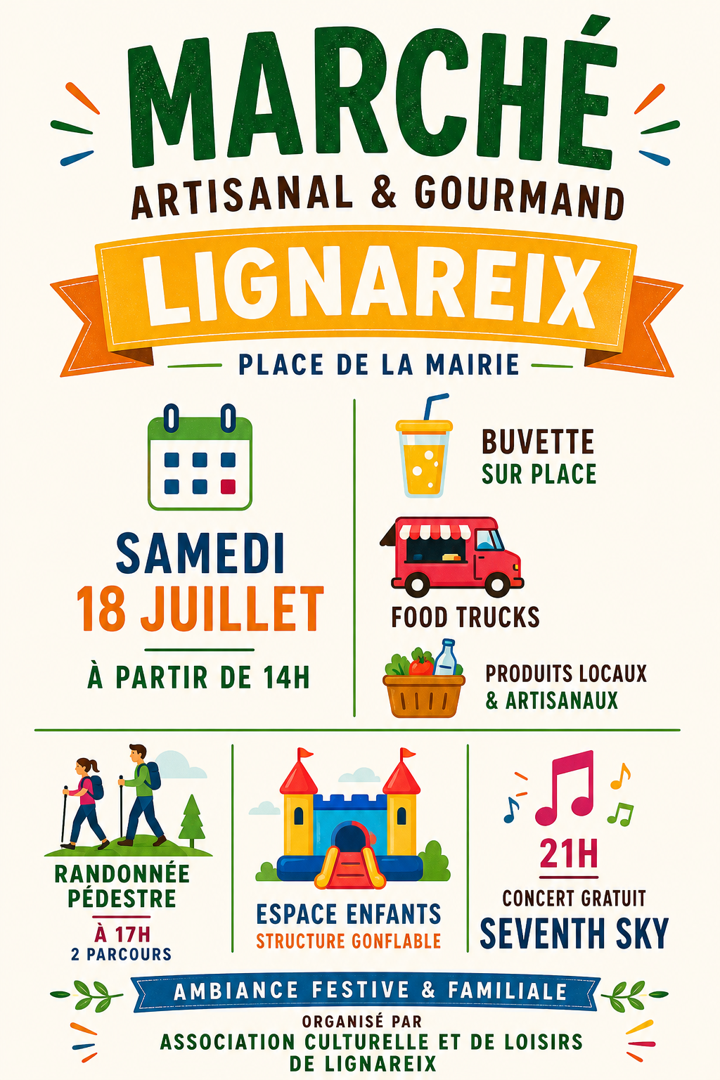 Marché artisanal et gourmand