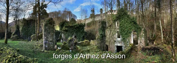 Circuit de découverte du patrimoine d'Arthez d'Asson (forges, mines...)