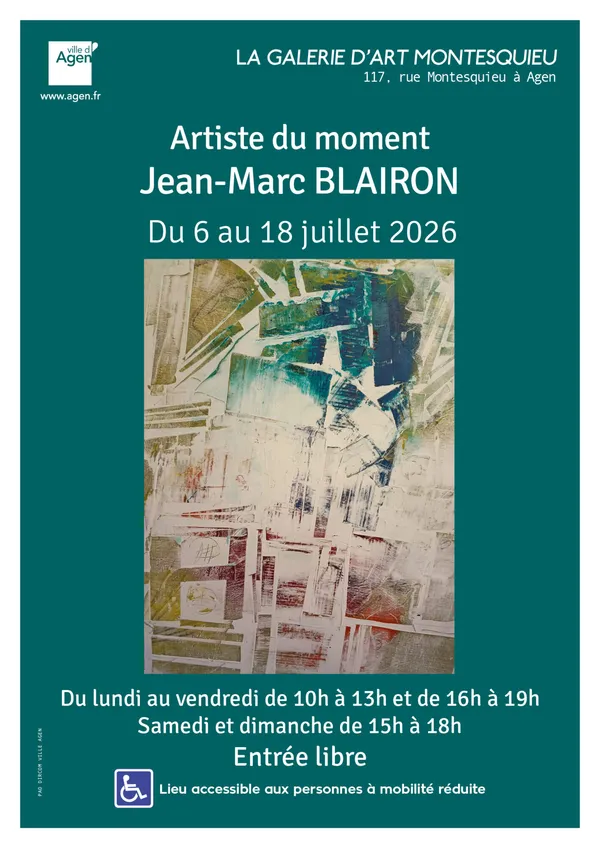 Exposition de peintures par Jean-Marc Blairon