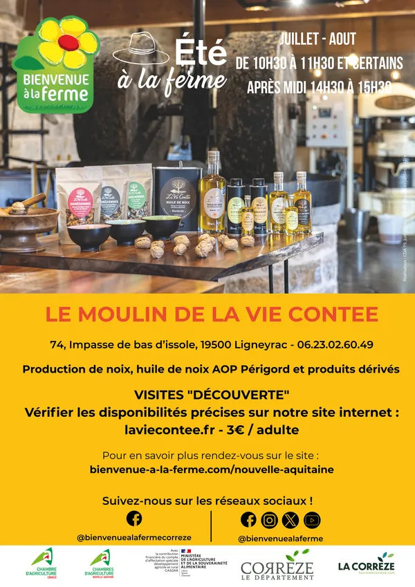 LE MOULIN DE LA VIE CONTÉE - Été à la Ferme - BAF