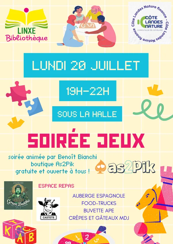 Soirée jeux de société