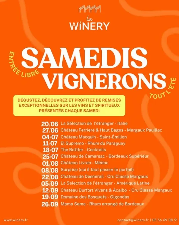 SAMEDIS VIGNERONS : Château Durfort Vivens & Acaibo  - Cru Classé Margaux