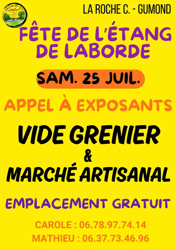 La Roche en fête - Fête de l'étang de laborde