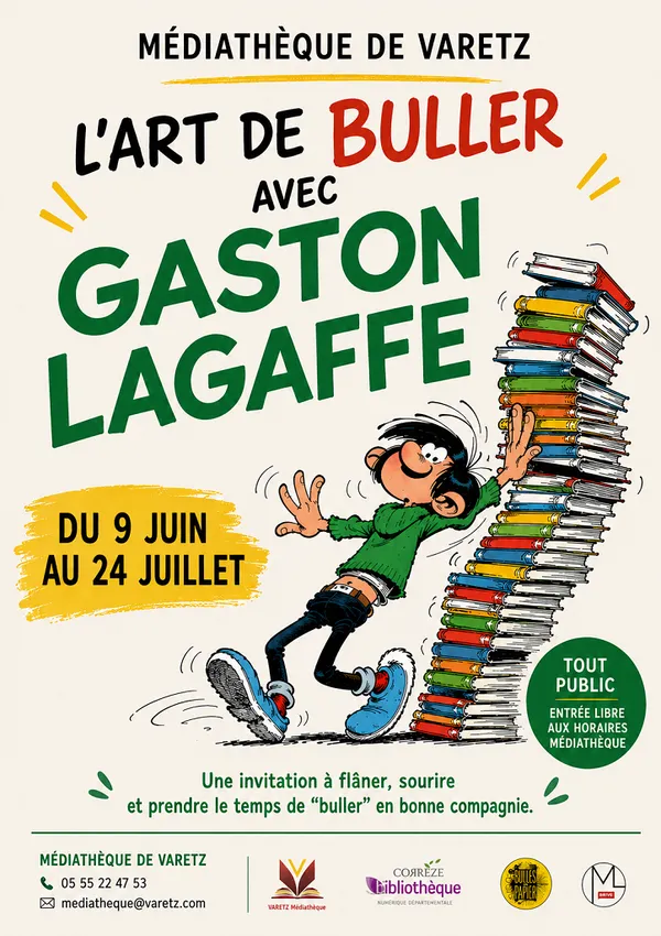 Exposition : l'art de buller avec Gaston Lagaffe