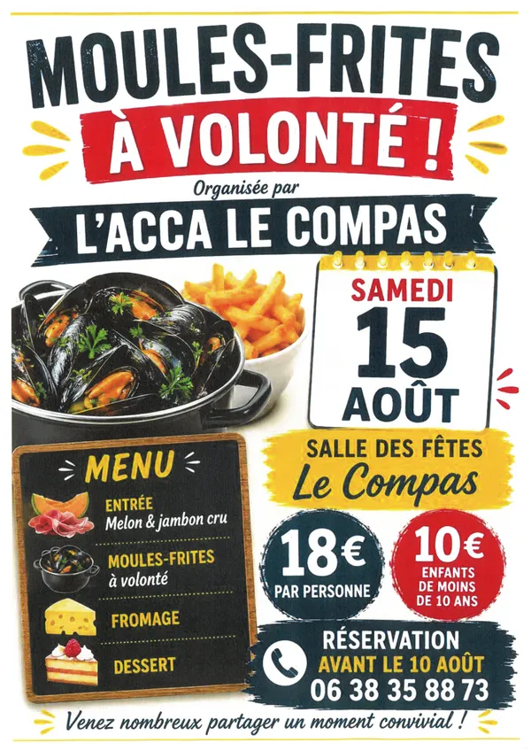 Moules-Frites à volonté
