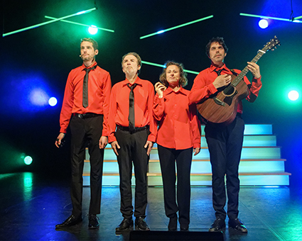 Les goguettes en trio mais à quatre en concert !