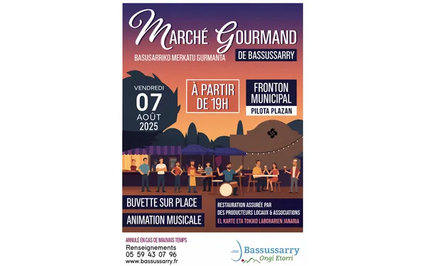 Marché gourmand estival
