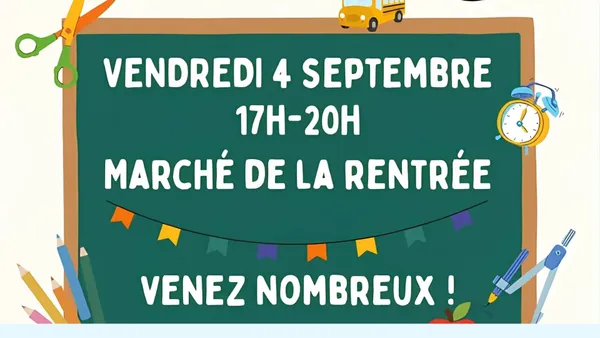 Marché de la rentrée