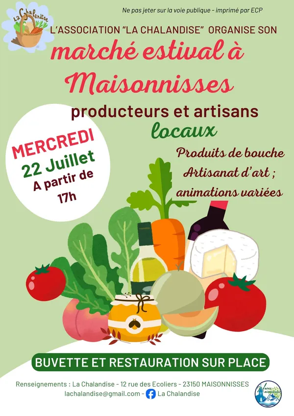 Marché estival