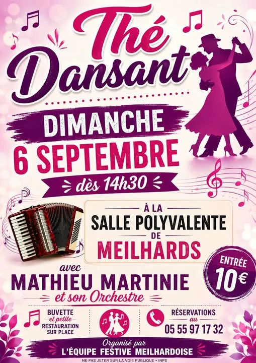 Thé dansant à Meilhards