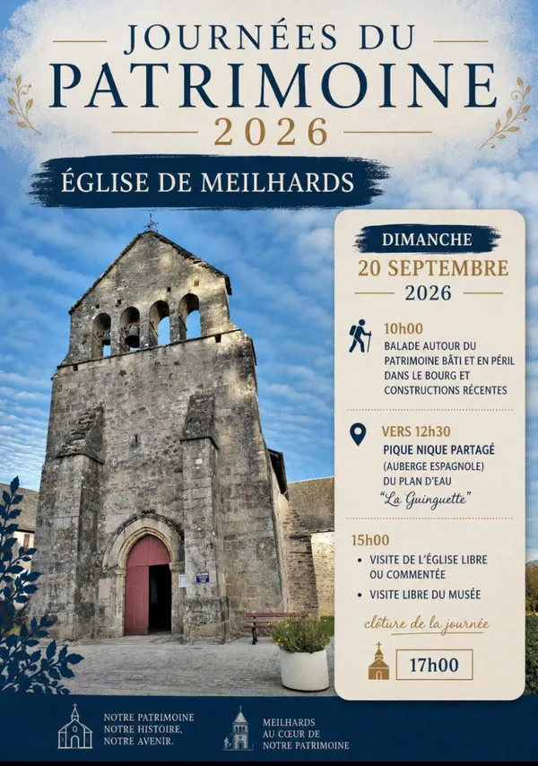 Journées du Patrimoine à Meilhards