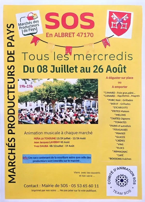 Marchés des Producteurs de Pays de Sos