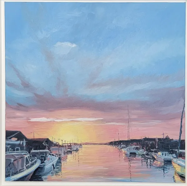 Exposition de peintures à l'huile & aquarelles & encres