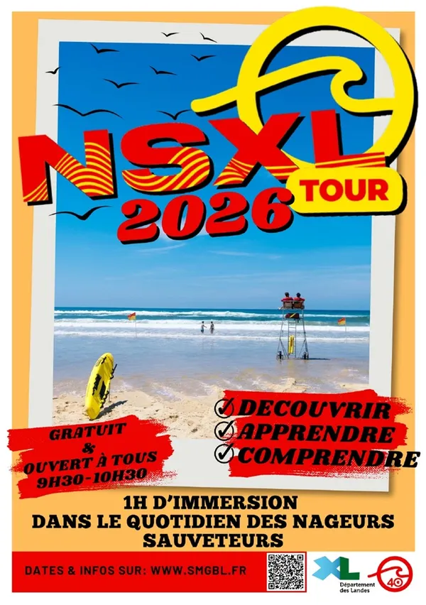 NSXL tour : 1 heure d'immersion dans le quotidien des nageurs sauveteurs
