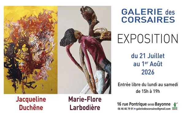 Exposition Jacqueline Duchêne et Marie-Flore Larbodière