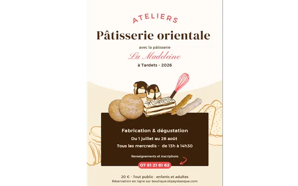 Atelier patisseries orientales