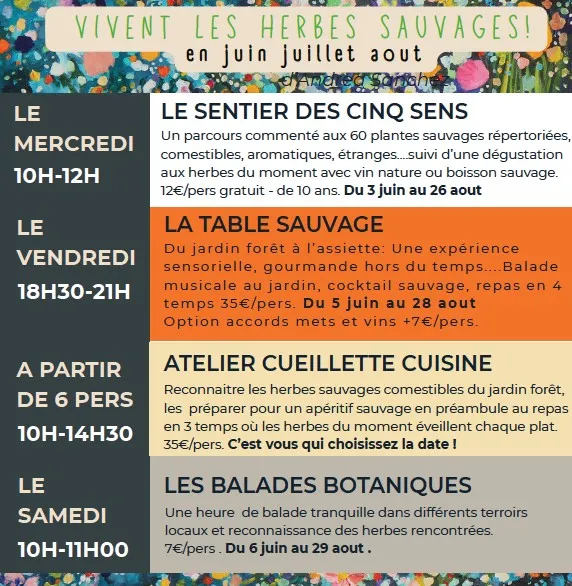 Atelier Cueillette et Cuisine en 3 temps