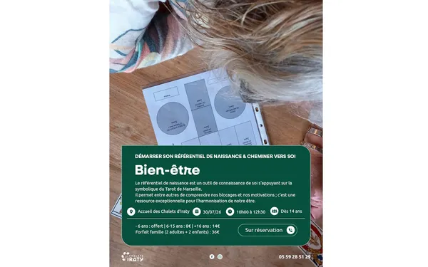 Atelier bien-être : démarrer son référentiel de naissance