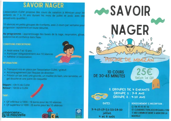 Savoir nager