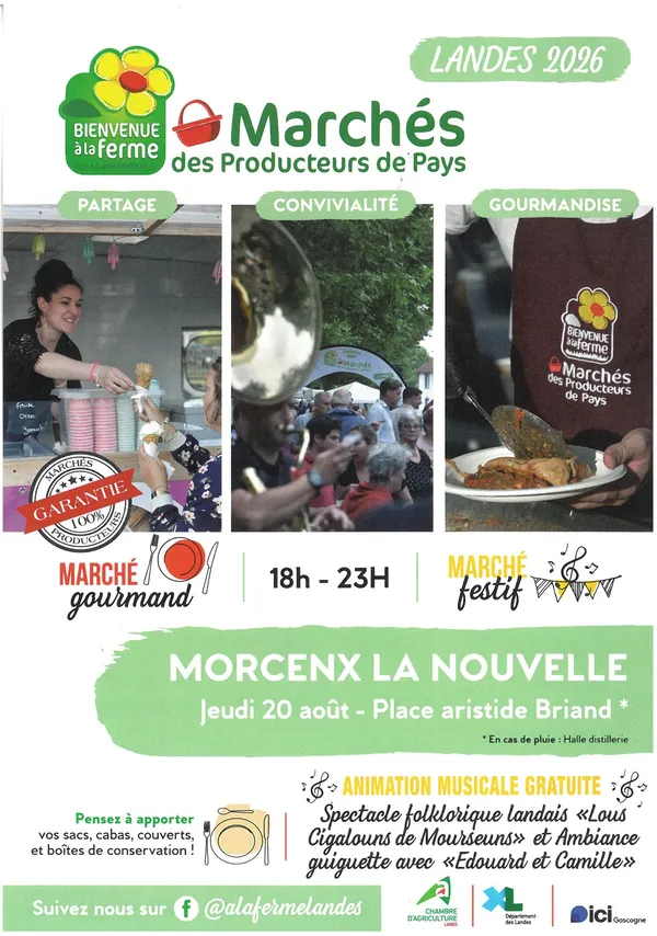 Estivale en Pays Morcenais, Marché des Producteurs de Pays