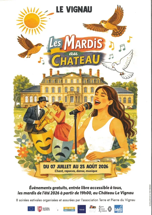 Mardis au Château : Spectacle " Les feux de la rampe"