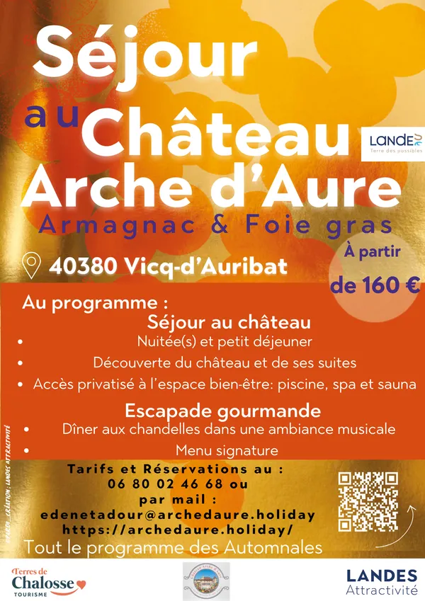 Offre de séjours "Automnales du foie gras et de l'armagnac" du 1er au 31 octobre 2026