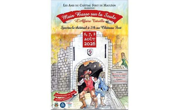 Spectacle des Amis du château : main basse sur la Soule