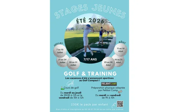 Stages jeunes golf et training