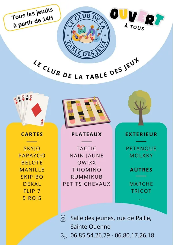 Après-midis jeux