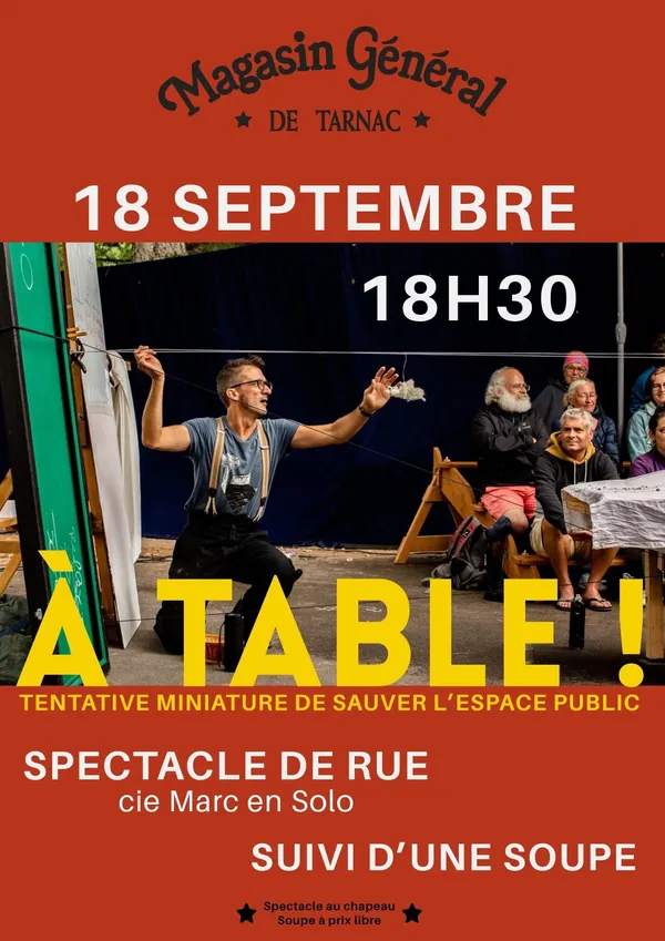 Spectacle de rue : A table !