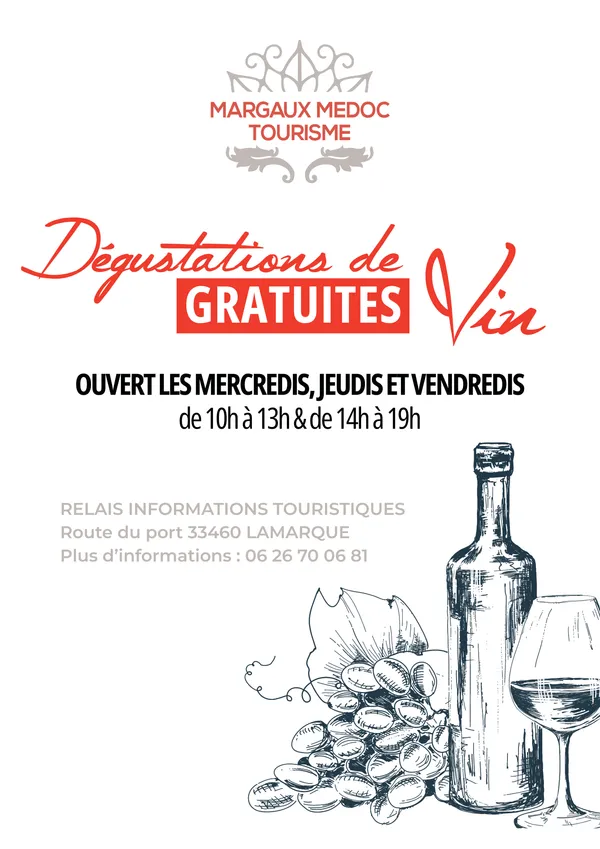 Les dégustations gratuites du RIT à Lamarque