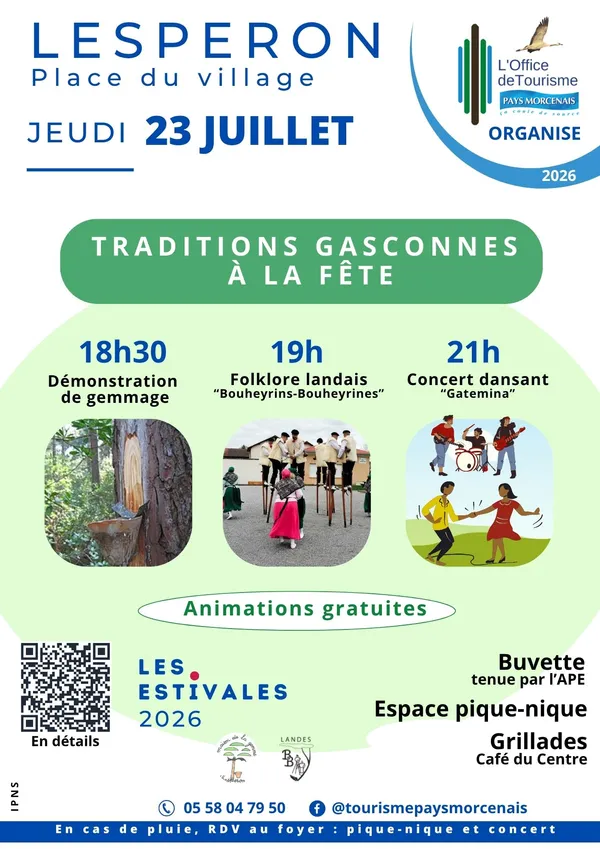 Estivale en Pays Morcenais, "Traditions gasconnes à la fête"