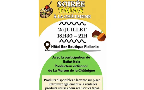 Soirée tapas à la châtaigne