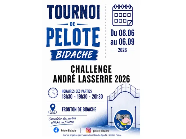 Pelote basque - tournoi de pala