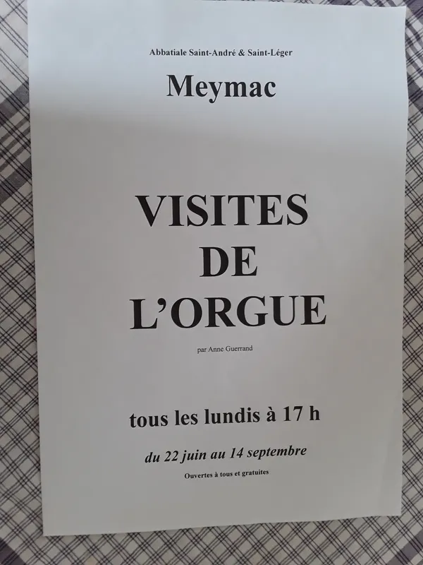 Visite de l'orgue