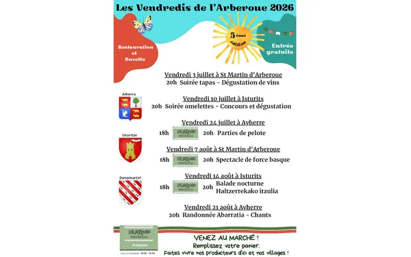 Les vendredis de l'Arbéroue : force basque