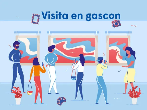Visite en langue gasconne de l'exposition "Tutti Frutti"