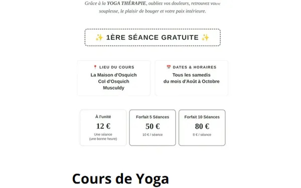Yoga thérapie