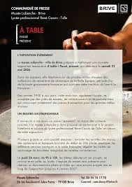 Exposition: A table ! Passé, présent (Musée Labenche)