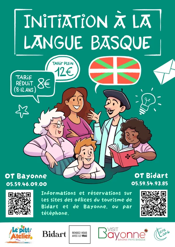 Ateliers découverte / initiation à la langue basque