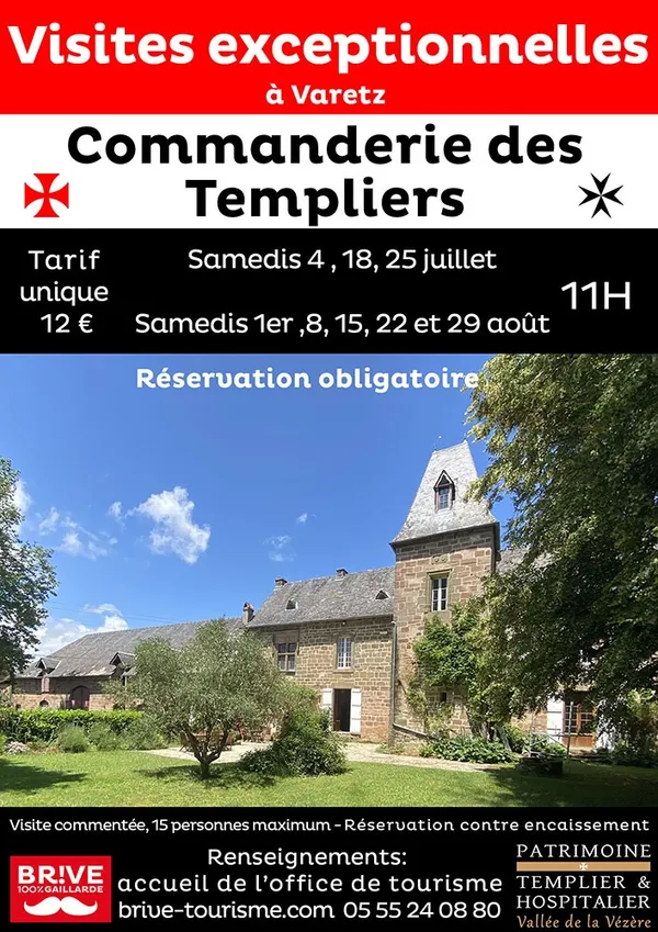 Visite de la commanderie des templiers de Varetz