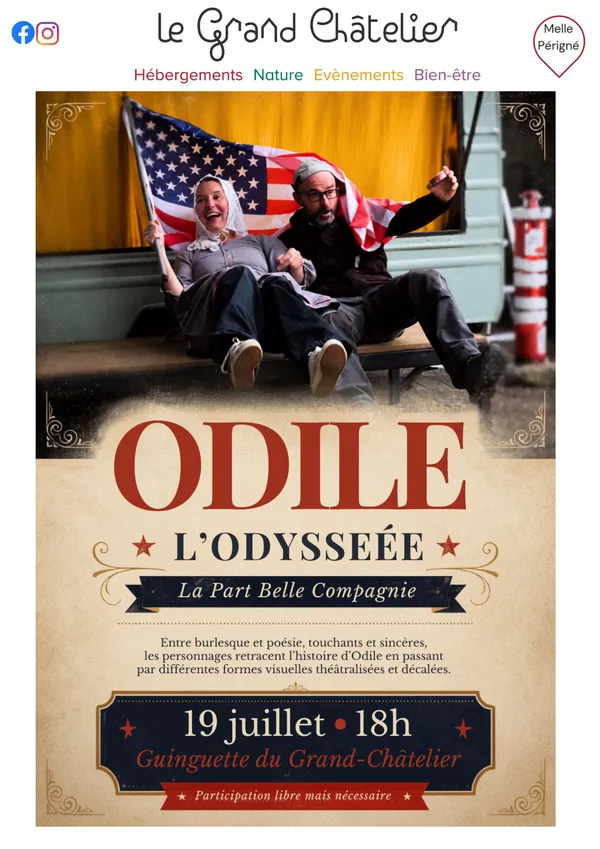 Spectacle ODILE — L’ODYSSÉE