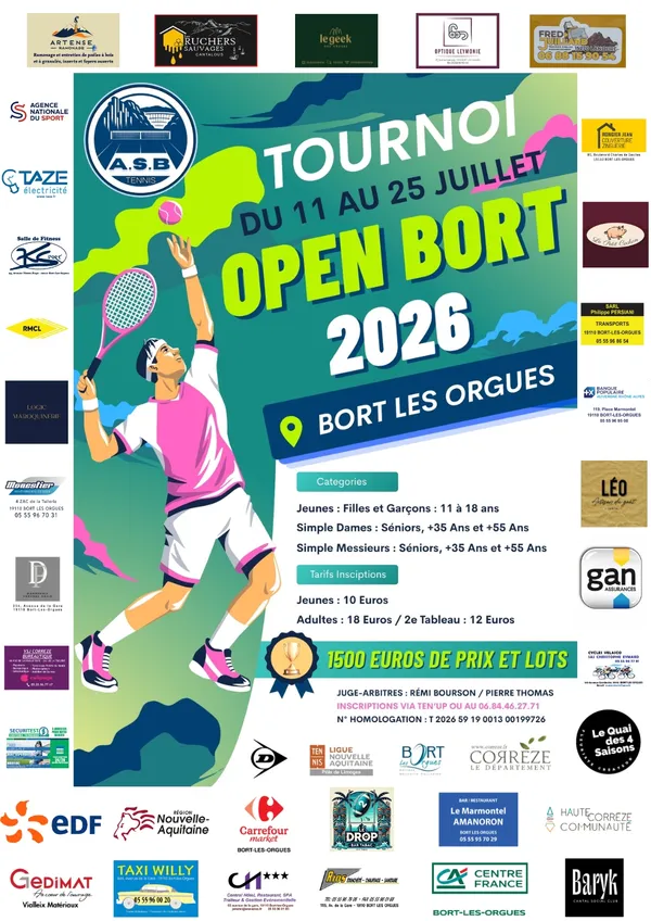 Tournoi de tennis Open Bort 2026
