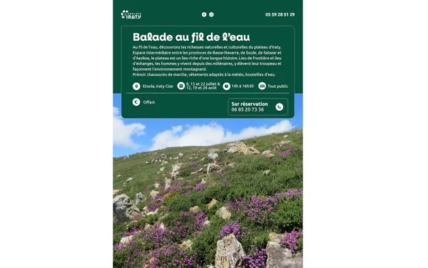 Balade au fil de l'eau