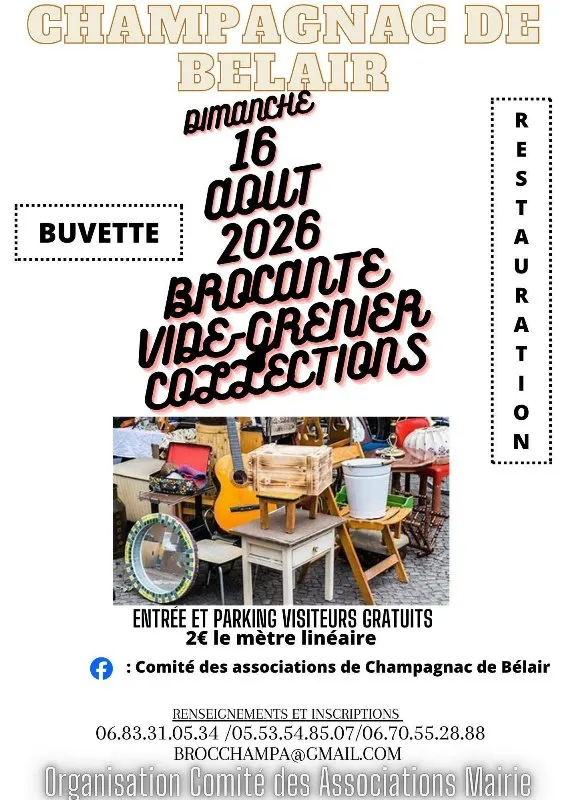 Brocante et vide-greniers