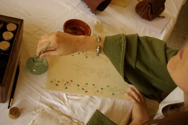 Ateliers interactifs : calligraphie et héraldique